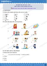 Đề thi giữa kì 2 Tiếng Anh 4 Global Success - Đề số 5